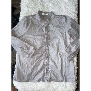Solocote Girls Sz. 11/12 Gray Blouse. Classic, Pretty